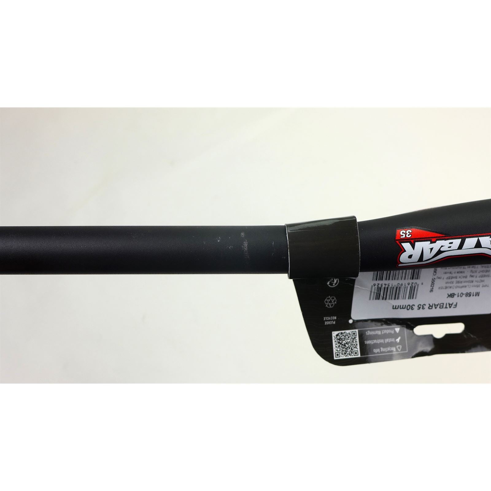 Renthal Fatbar® 35 Handlebar - 30 mm - Aluminum - Black OPEN BOX [MPN: M158-01-BK]_1828131