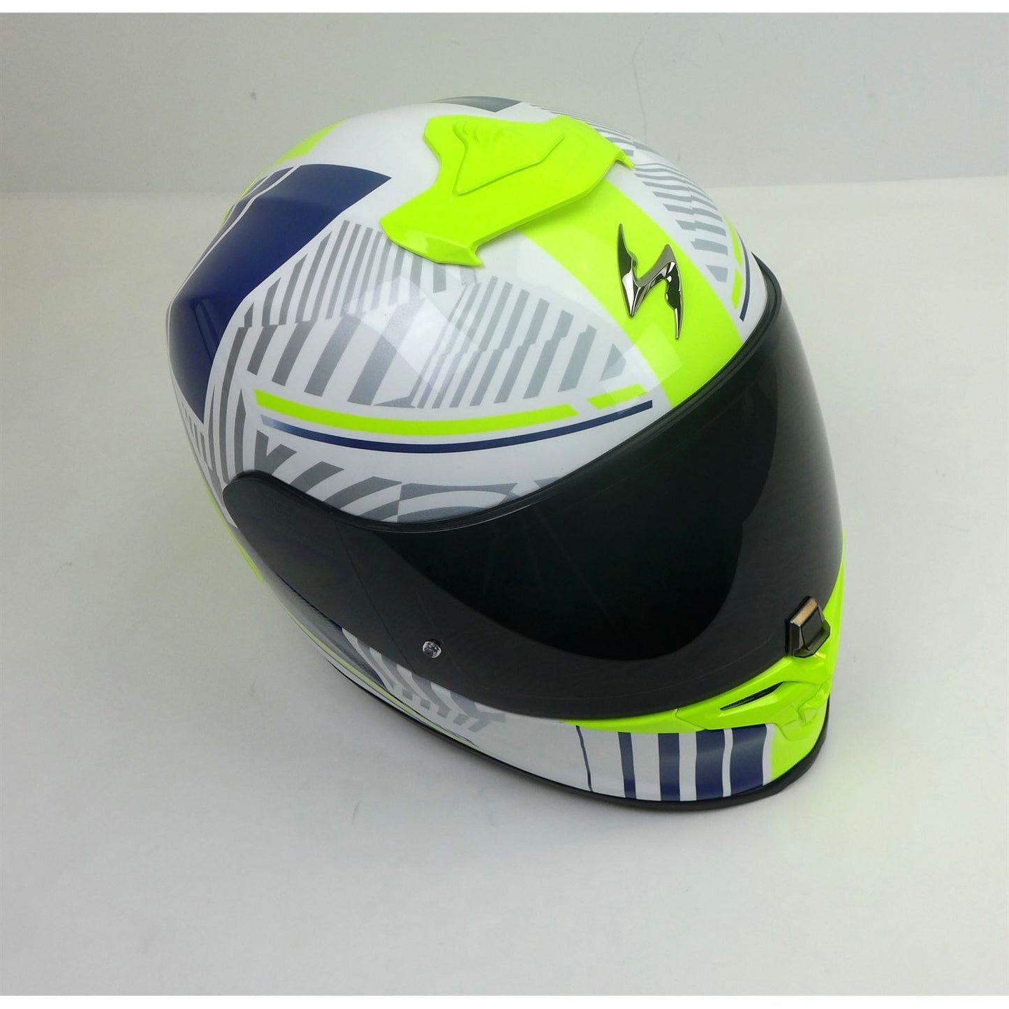 ScorpionEXO EXO-R1 Air Full Face Helmet Juice White/Blue X-Large OPEN BOX [MPN: R1-1236]_1830819
