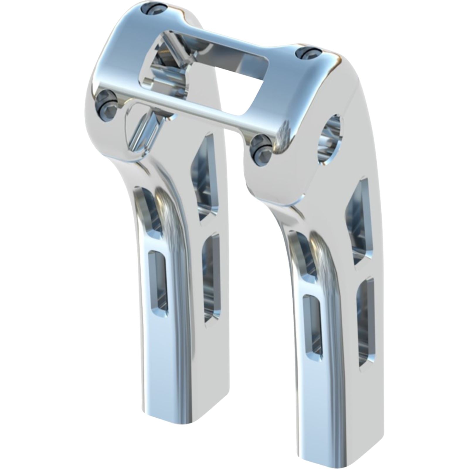 Magnum Ghost Risers - Softail Display Clamp - 8" - Chrome [MPN: 3R-0108]_1828425
