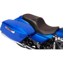 Drag Specialties Forward Position Seat Vinyl Red Double Diamond Stitch FLH/FLT '23-'25 [MPN: 0801-2170]_1828331