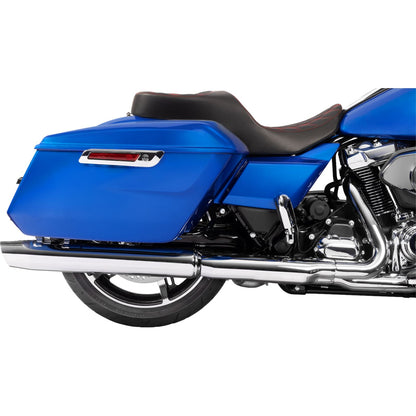 Drag Specialties Forward Position Seat Vinyl Red Double Diamond Stitch FLH/FLT '23-'25 [MPN: 0801-2170]_1828332