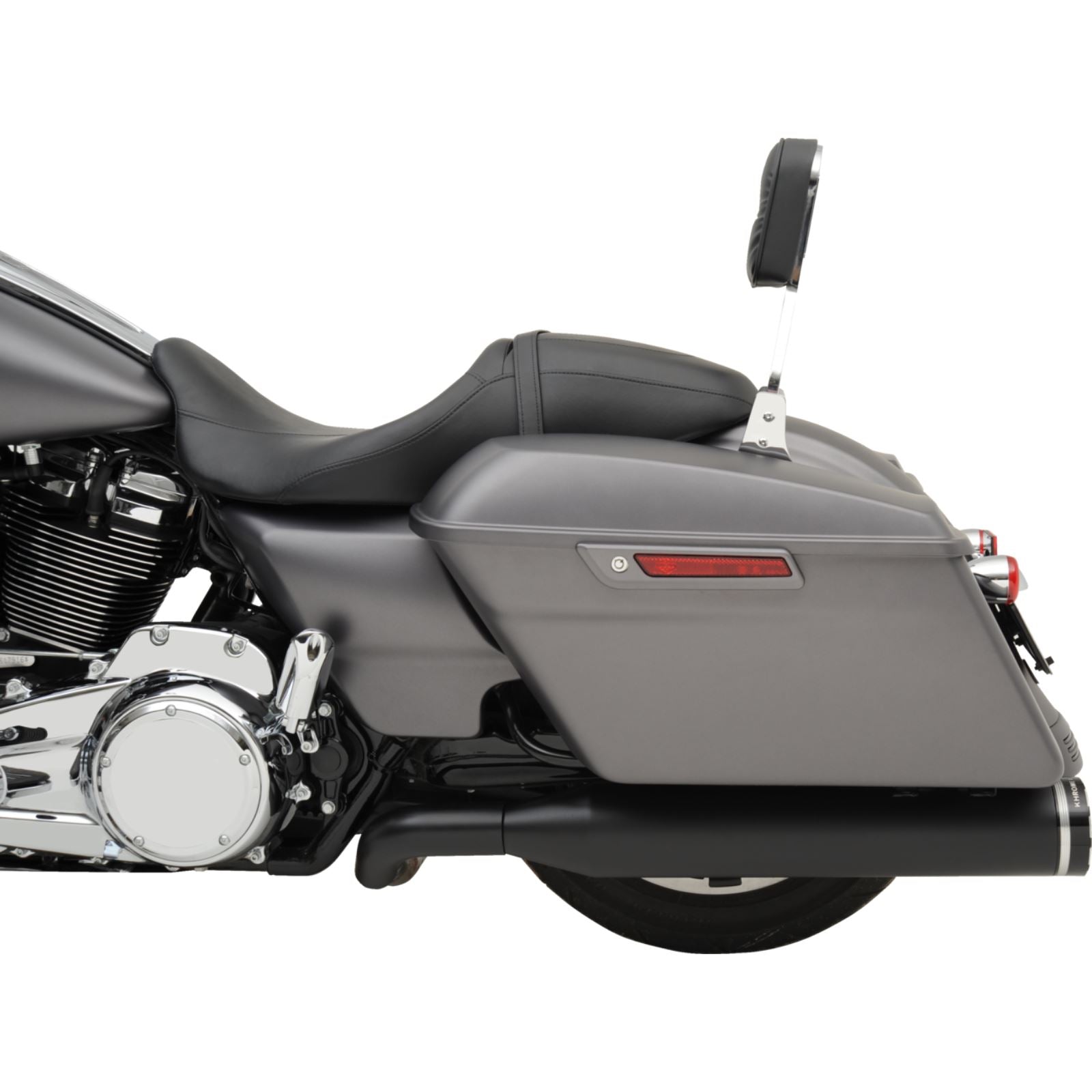 Khrome Werks 2-into-1-into-2 Dominator-SR Exhaust System - Black for M8 Touring [MPN: 200810A-SR]_1828210