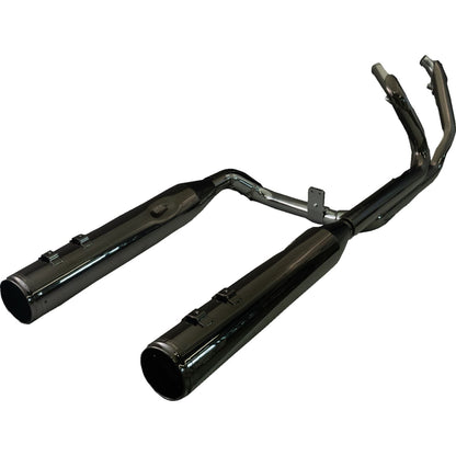 Khrome Werks 2-into-1-into-2 Dominator-SR Exhaust Syst Eclipse for Twin Cam Touring [MPN: 201830-SR]_1828435