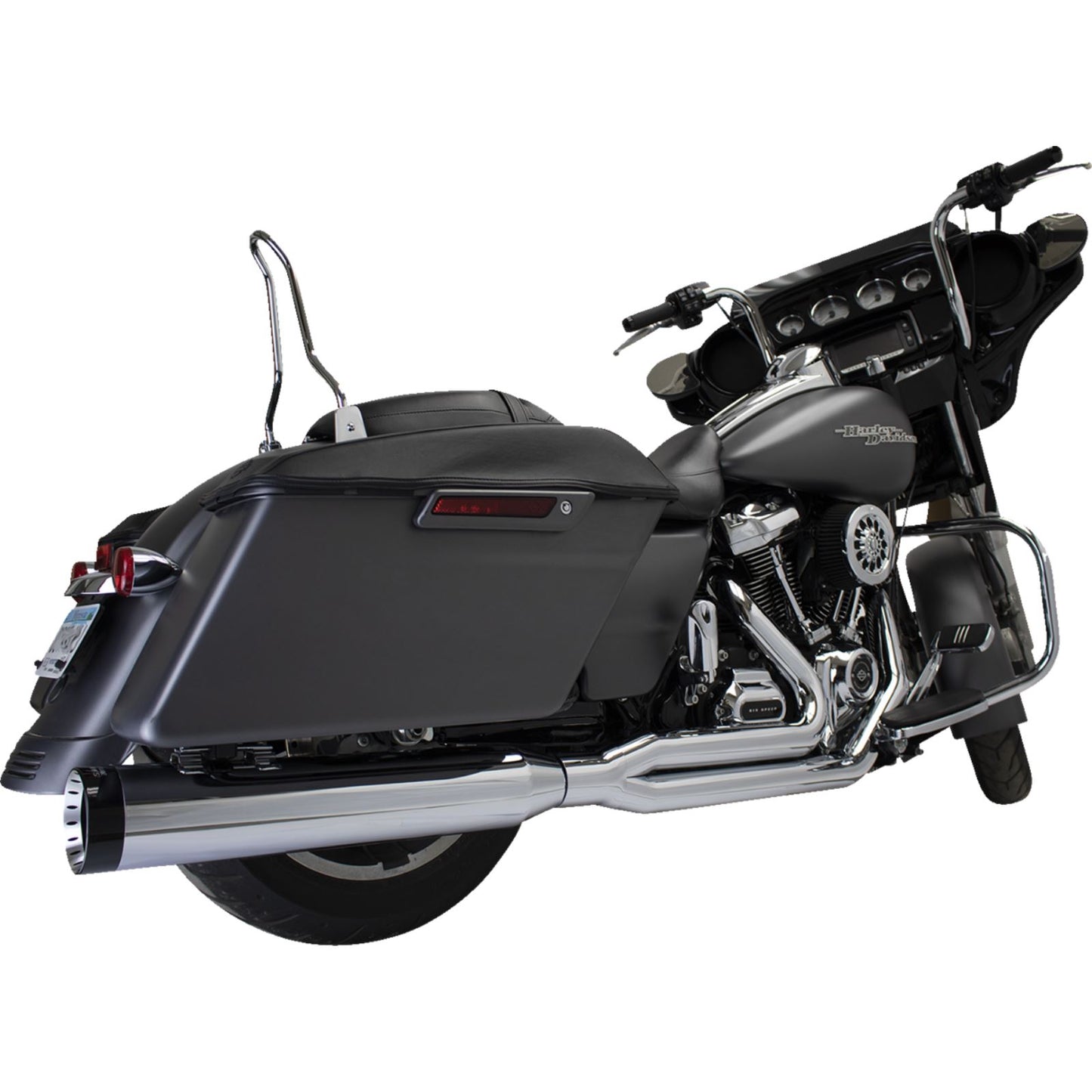Khrome Werks 2-into-1 Outlaw-SR Exhaust System - Chrome for M8 Touring [MPN: 200770-SR]_1828345