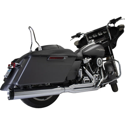 Khrome Werks 2-into-1 Outlaw-SR Exhaust System - Chrome for M8 Touring [MPN: 200770-SR]_1828345