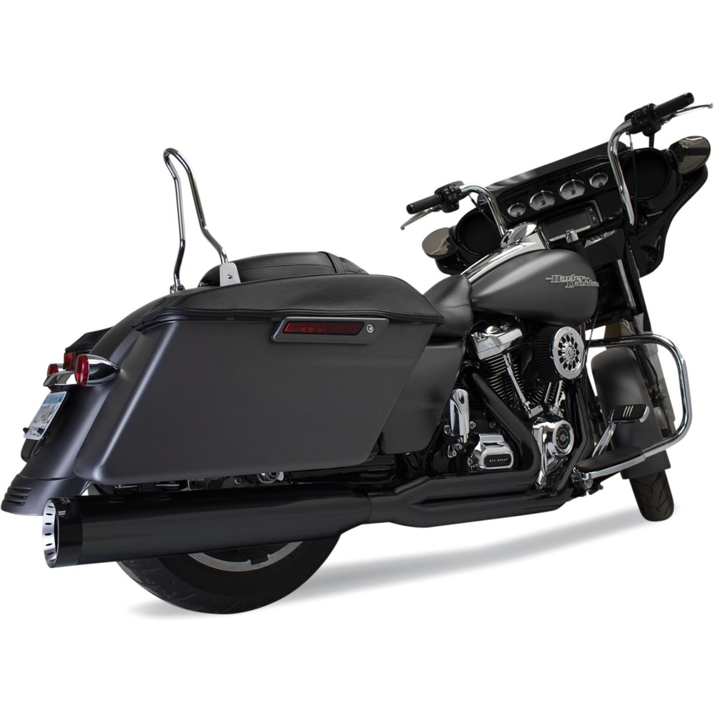 Khrome Werks 2-into-1 Outlaw-SR Exhaust System - Eclipse for M8 Touring [MPN: 201775-SR]_1828367