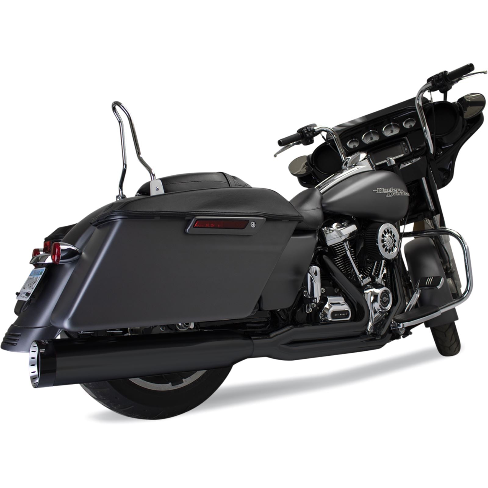 Khrome Werks 2-into-1 Outlaw-SR Exhaust System - Eclipse for M8 Touring [MPN: 201775-SR]_1828367