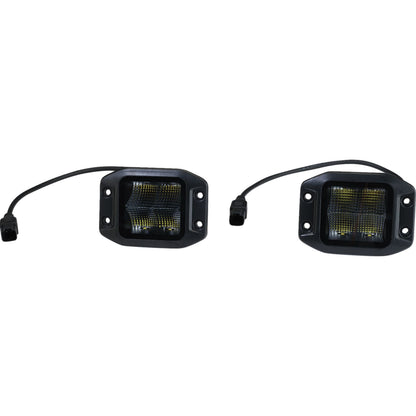 Moose Offroad Light Pods - LED - Flush Mount [MPN: MSE-LPKITF]_1828294