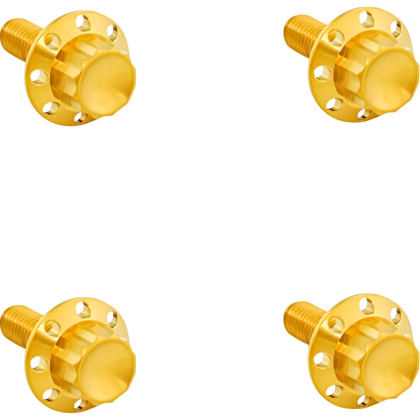 Arlen Ness Bolt Kit - Windshield - Titanium - 12-Point - Gold [MPN: 300-817]_1828313