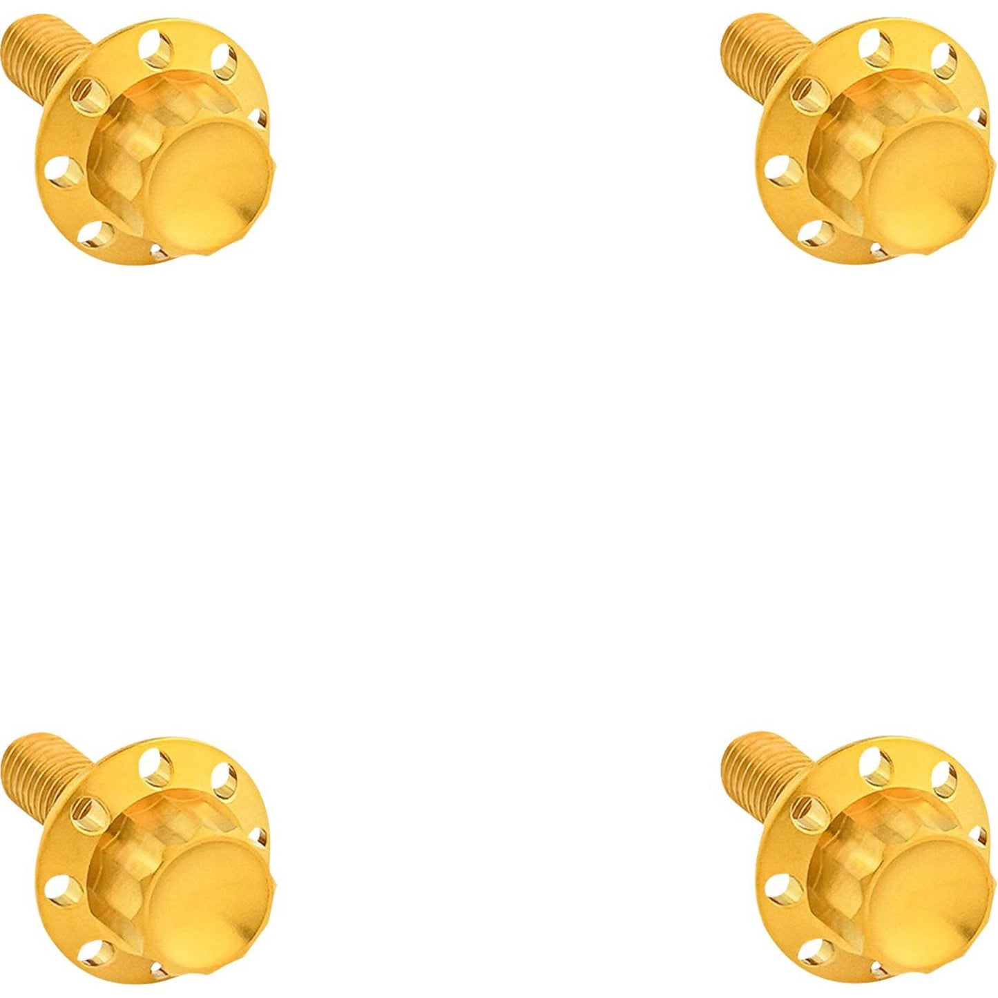 Arlen Ness Bolt Kit - Windshield - Titanium - 12-Point - Gold [MPN: 300-841]_1836362
