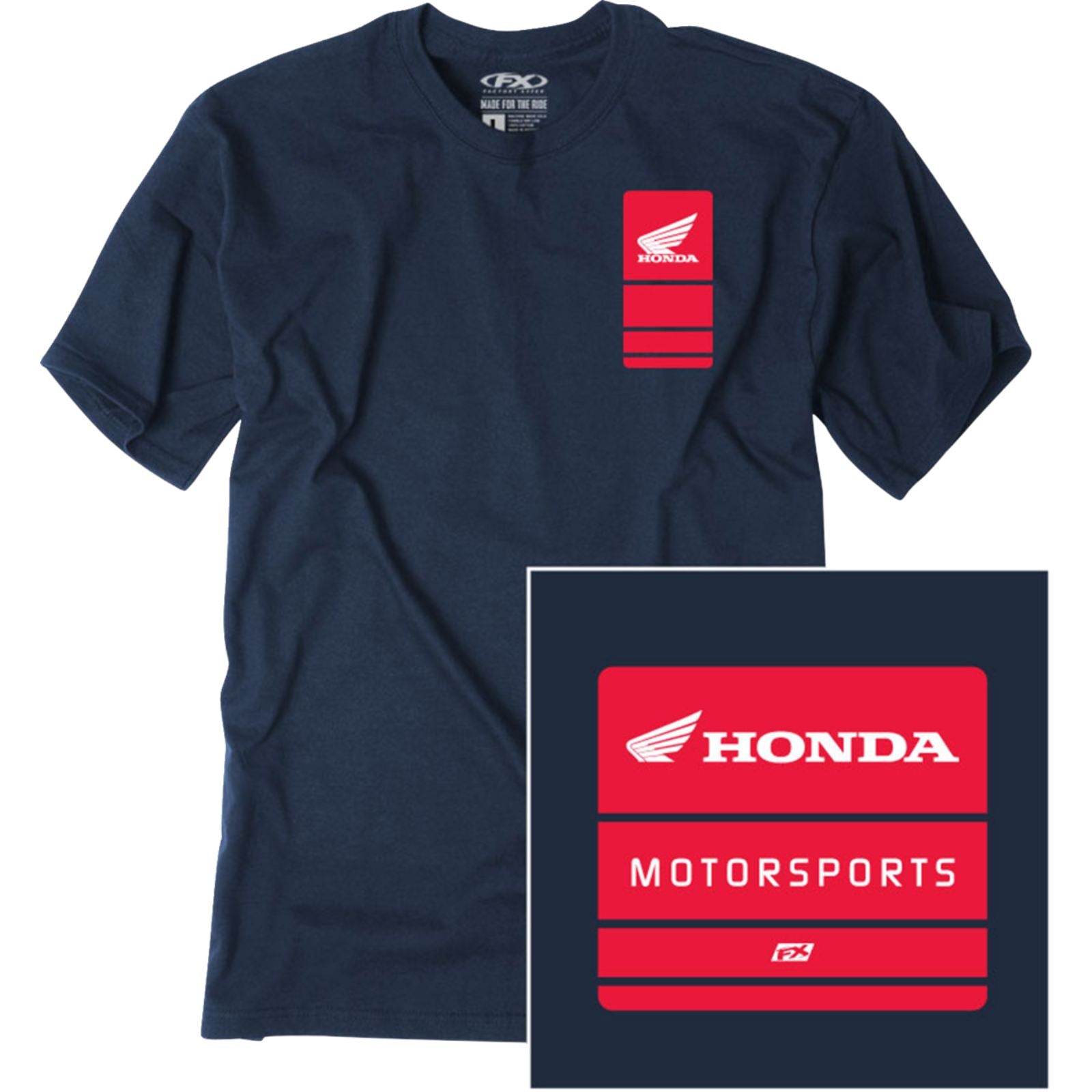 Factory Effex Honda Phase T-Shirt - Navy_1945785
