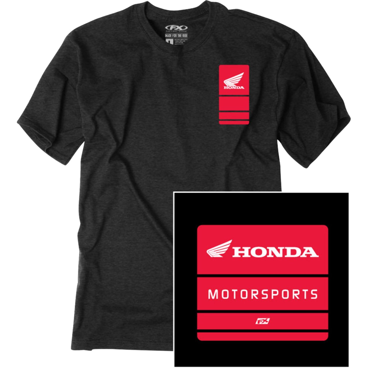Factory Effex Honda Phase T-Shirt - Black_1945197