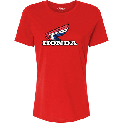 Factory Effex Honda RWB Classic Women's T-Shirt - Red_1944250