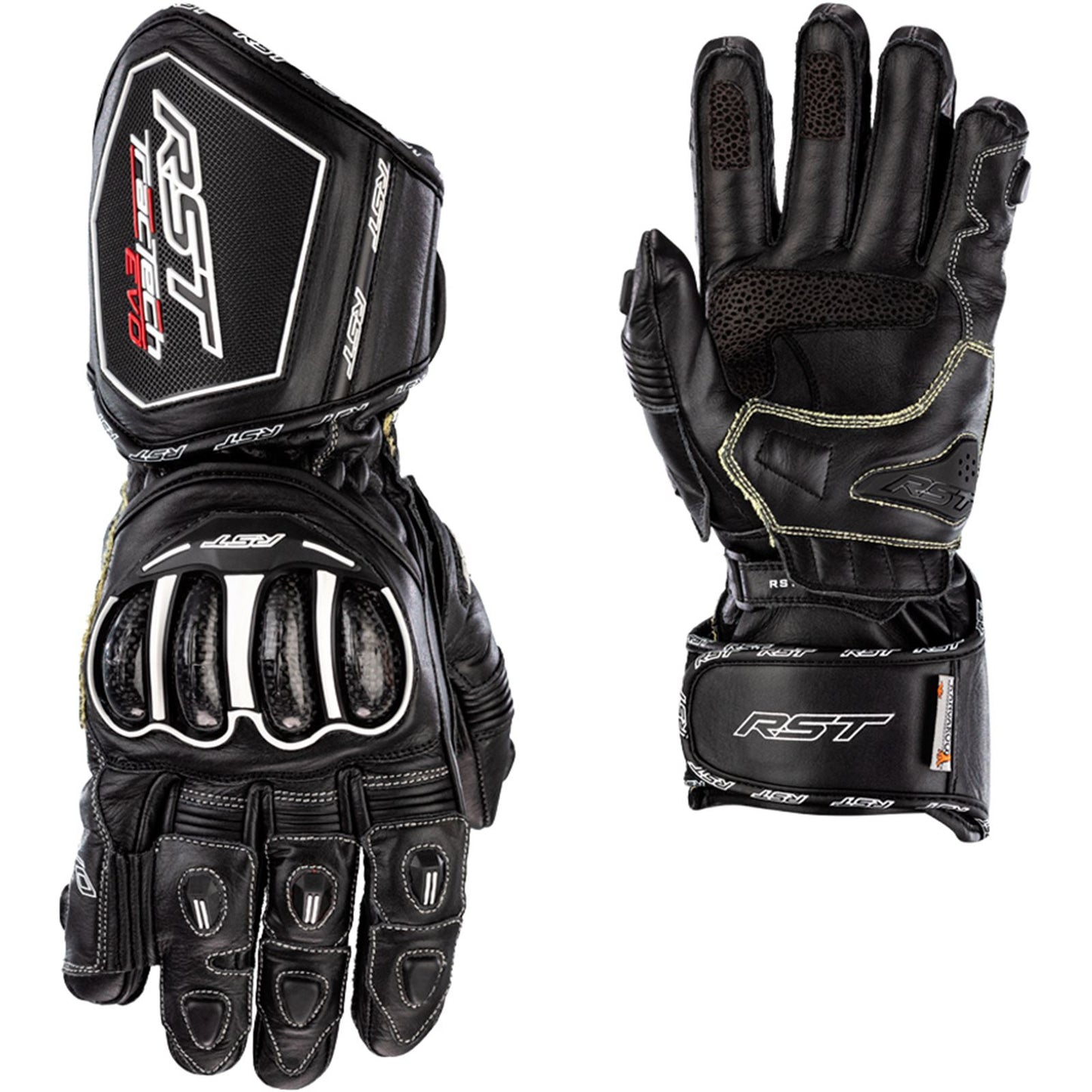 RST Moto Tractech EVO 4 CE Ladies Gloves - Leather - Black_1888358