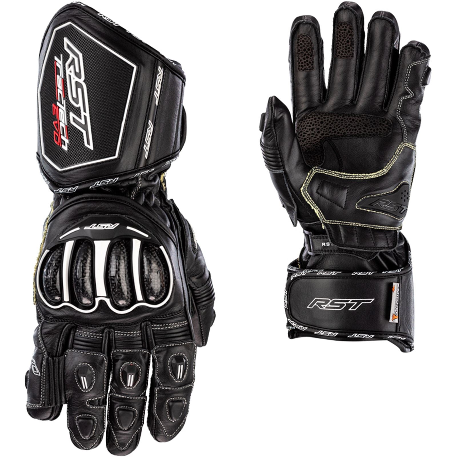RST Moto Tractech EVO 4 CE Ladies Gloves - Leather - Black_1888358