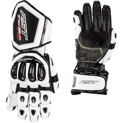 RST Moto Tractech EVO 4 CE Ladies Gloves - Leather - White/Black_1889046