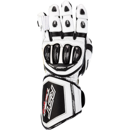 RST Moto Tractech EVO 4 CE Ladies Gloves - Leather - White/Black_1889038