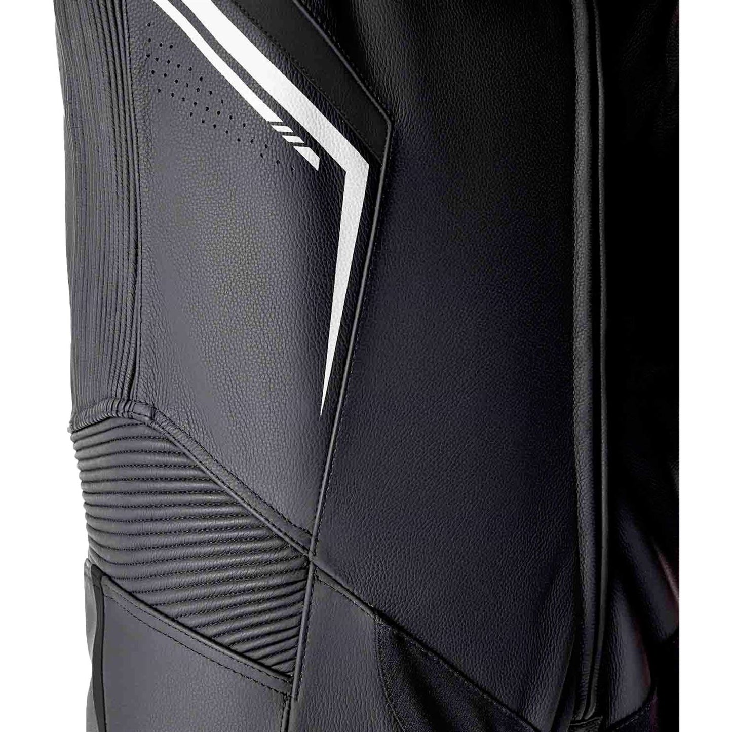 RST Moto S1 D3O Motorcycle Leather Suit - Black/White_1888381