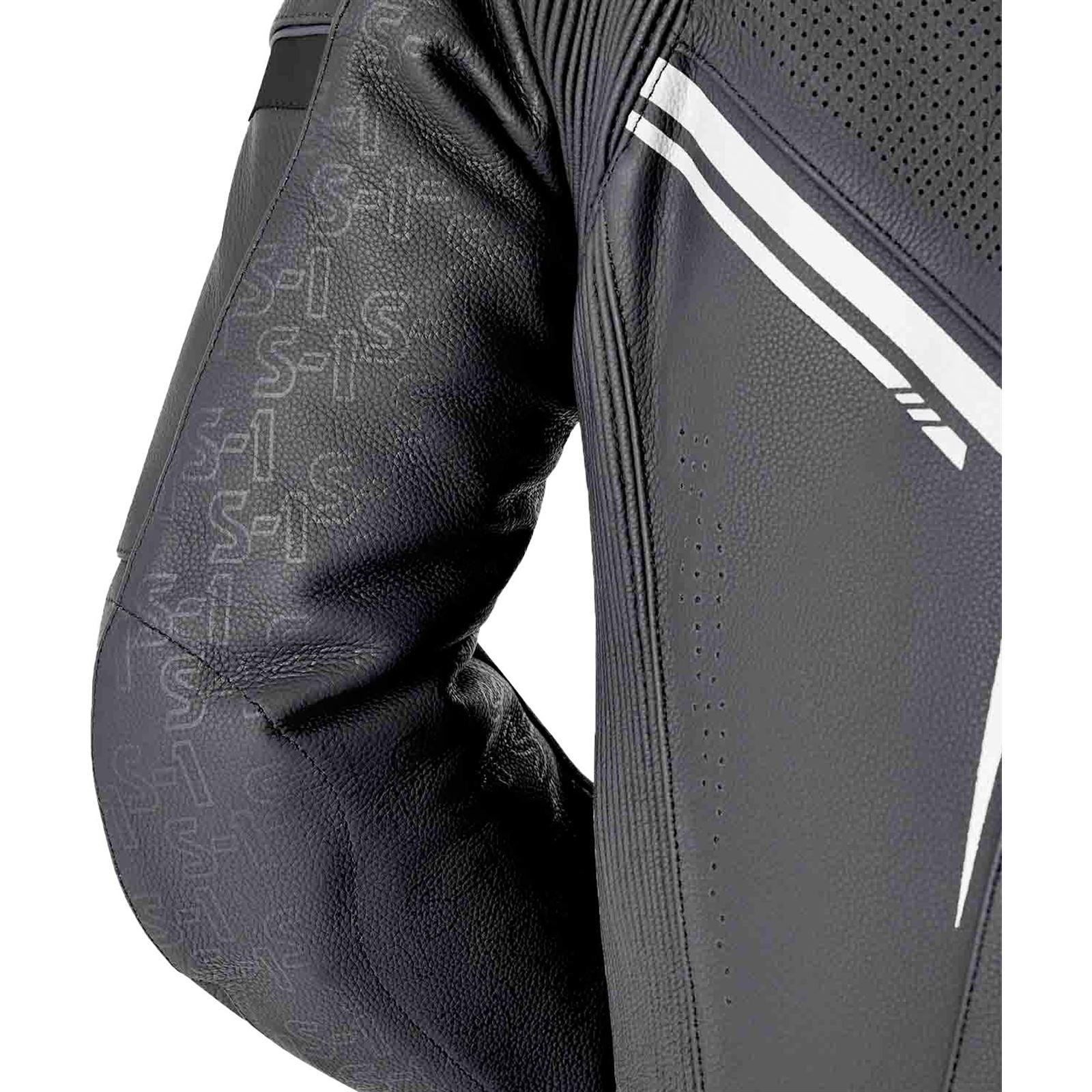 RST Moto S1 D3O Motorcycle Leather Suit - Black/White_1888382