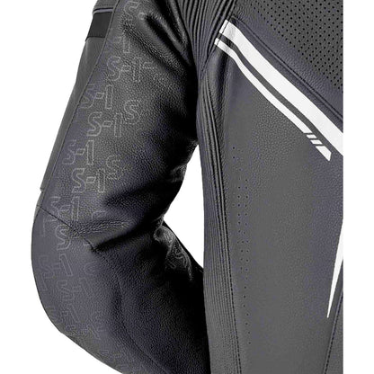RST Moto S1 D3O Motorcycle Leather Suit - Black/White_1888382