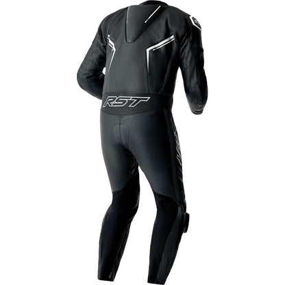 RST Moto S1 D3O Motorcycle Leather Suit - Black/White_1888919