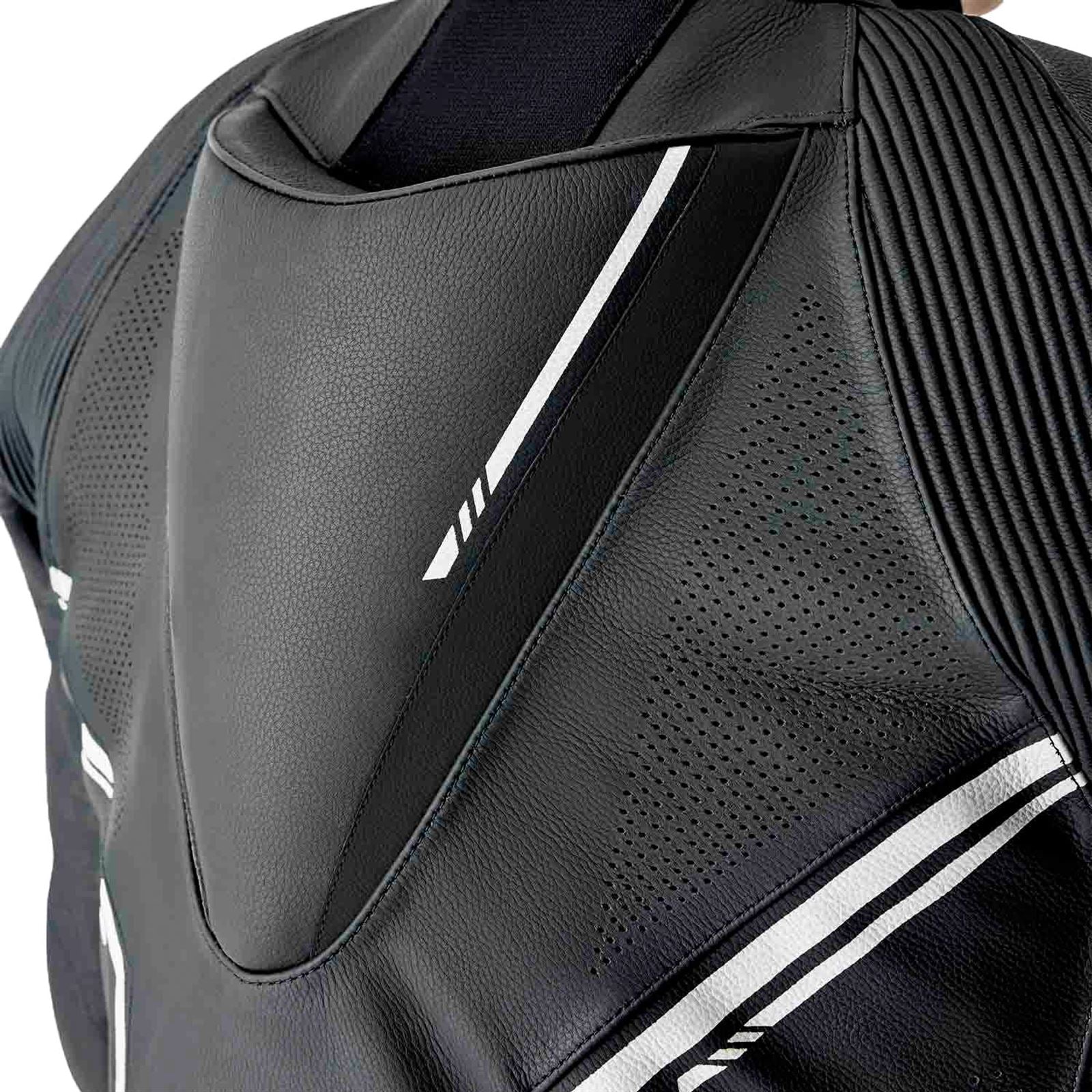 RST Moto S1 D3O Motorcycle Leather Suit - Black/White_1889068