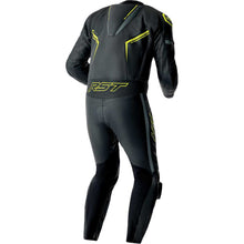 RST Moto S1 D3O Motorcycle Leather Suit - Black/Grey/Flo Yellow_1839556
