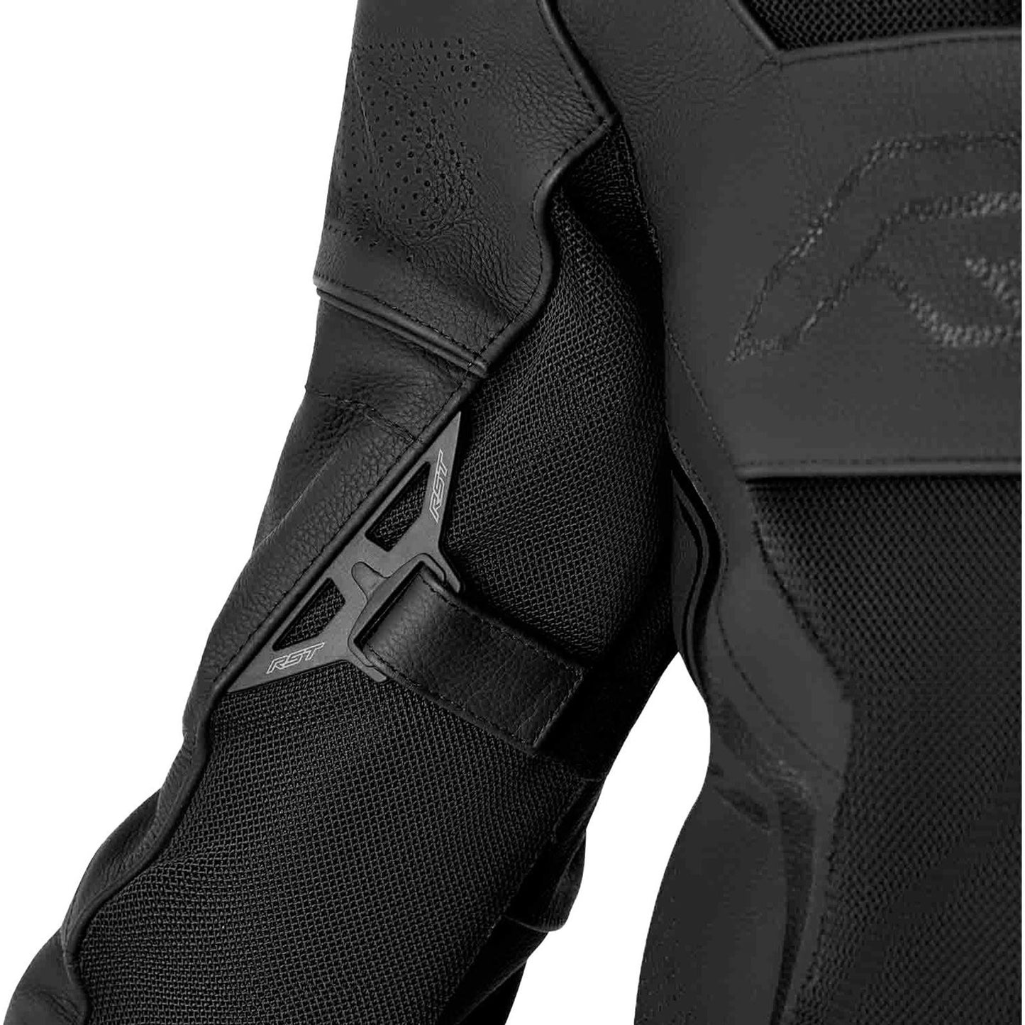 RST Moto S1 D3O Mesh Leather Jacket - Black_1839121
