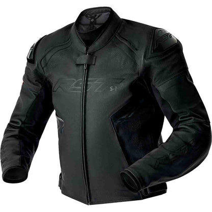 RST Moto S1 D3O Leather Ladies Jacket - Black/White_1838687