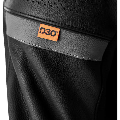 RST Moto S1 D3O Leather Ladies Jacket - Black/Flo Pink_1836924