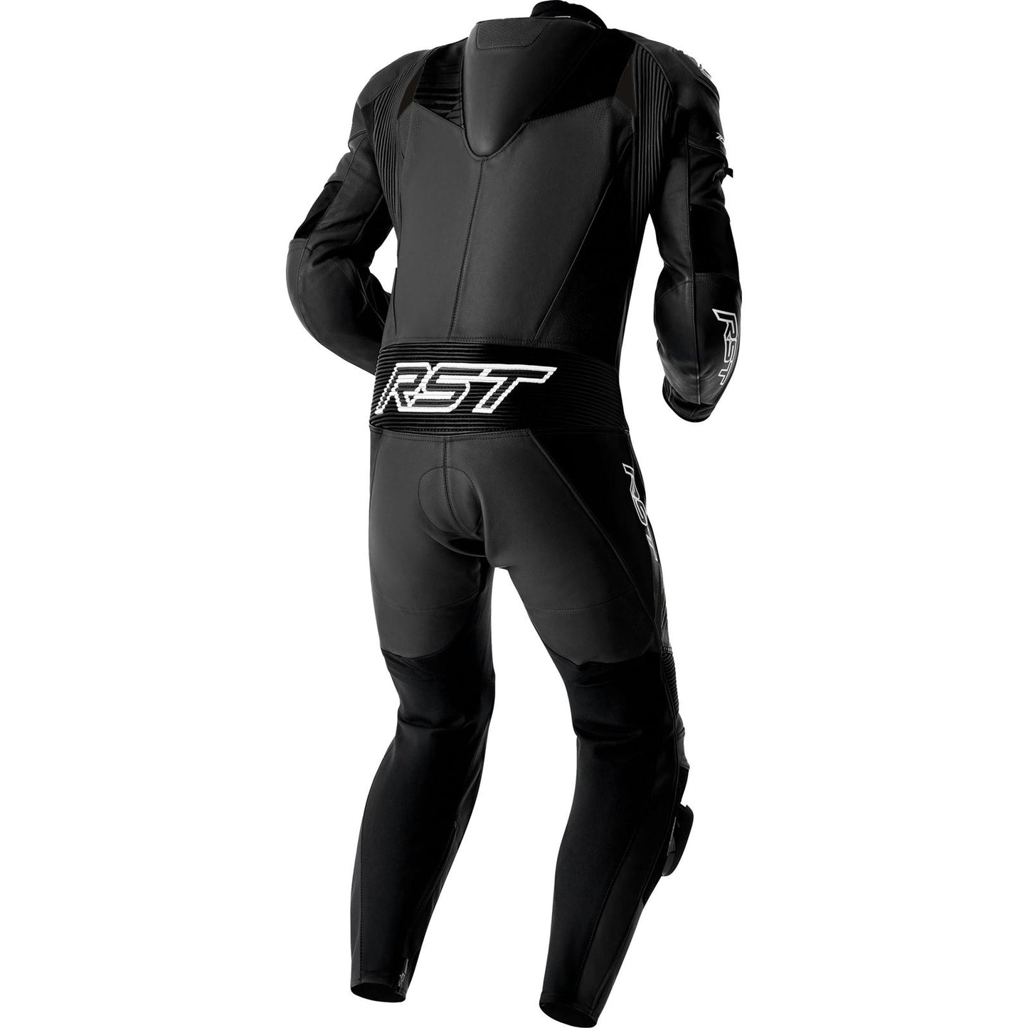 RST Moto Tractech EVO D3O Motorcycle Leather Suit - Black/White_1838360