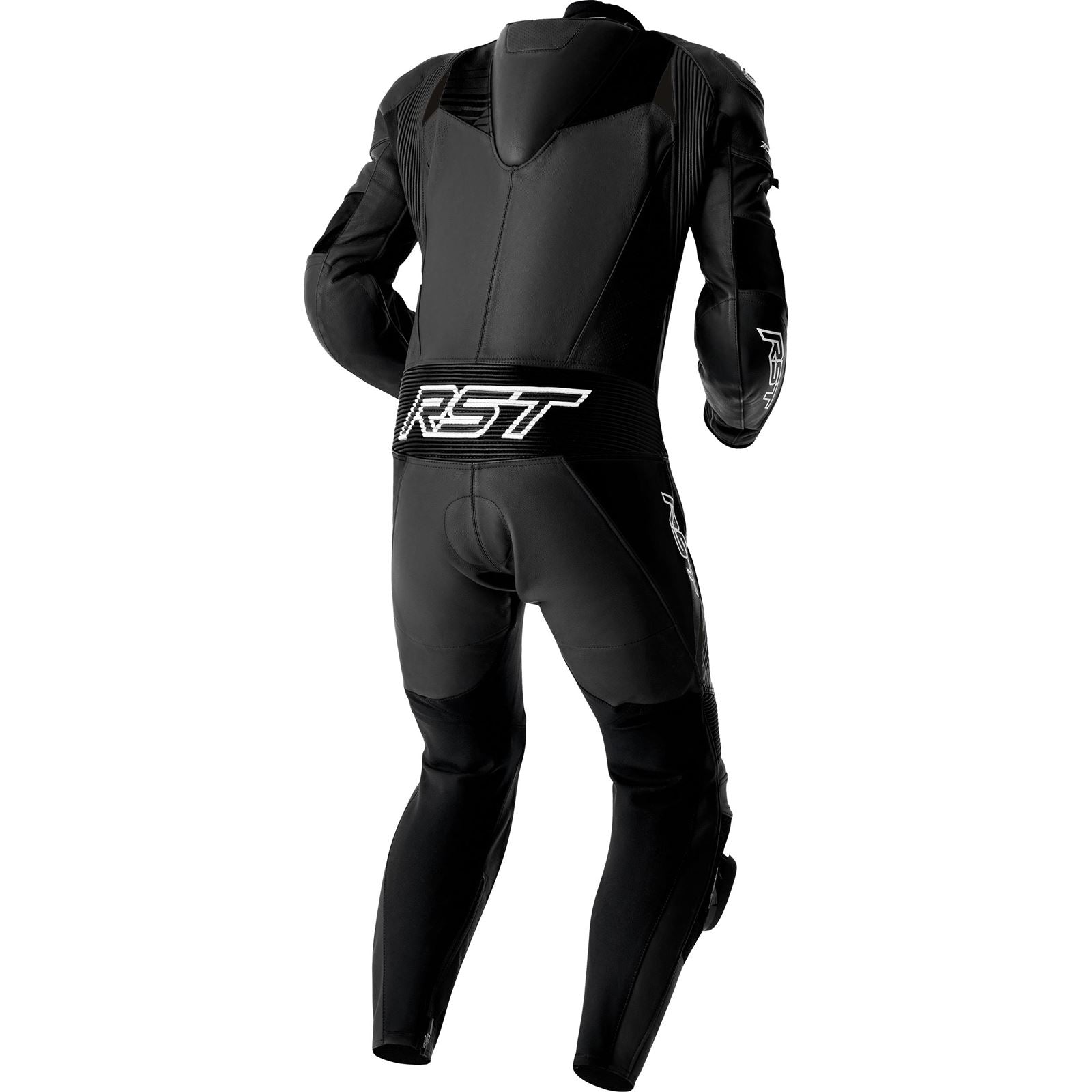 RST Moto Tractech EVO D3O Motorcycle Leather Suit - Black/White_1838360
