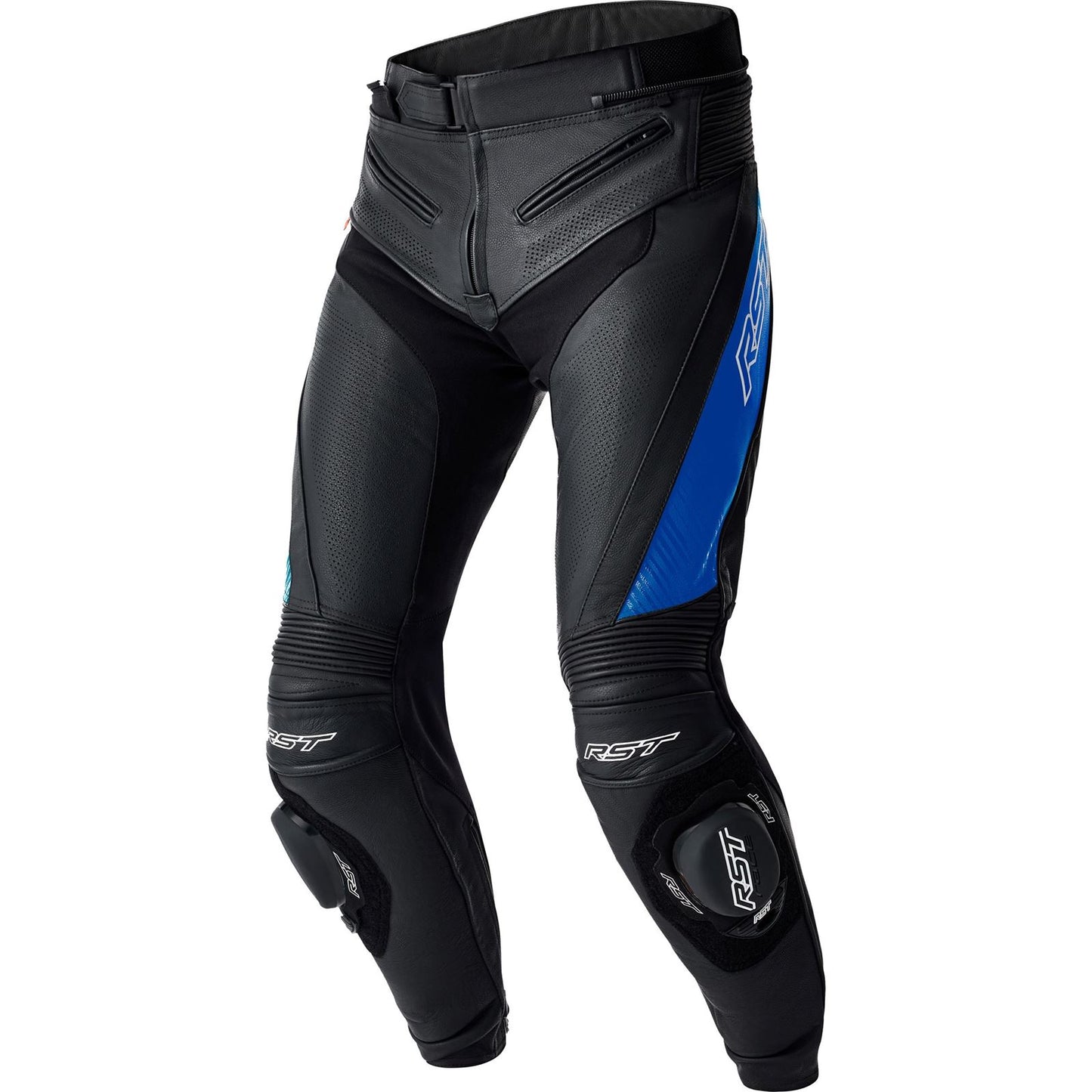 RST Moto Tractech EVO 5 D3O Pants - Black/Blue - Leather_1838539