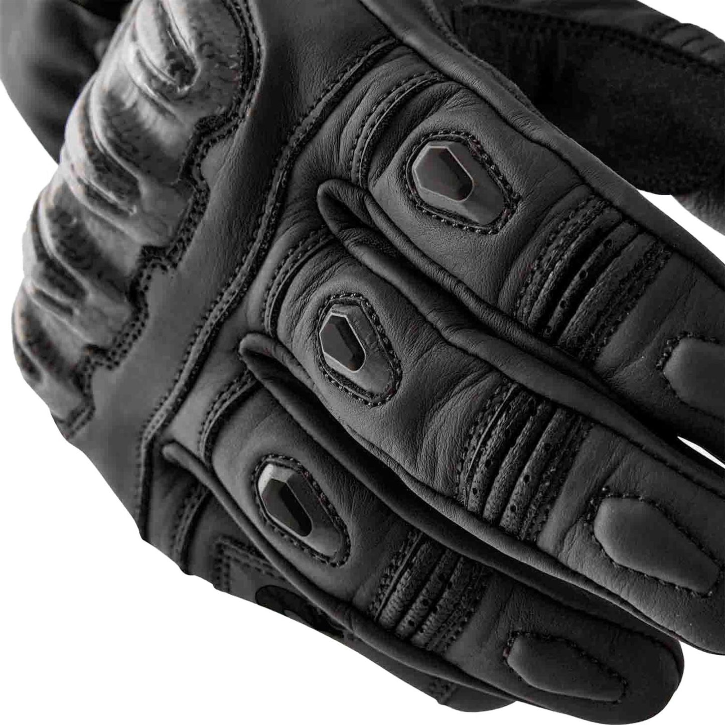 RST Moto S1 D3O Leather Gloves - Black_1839696