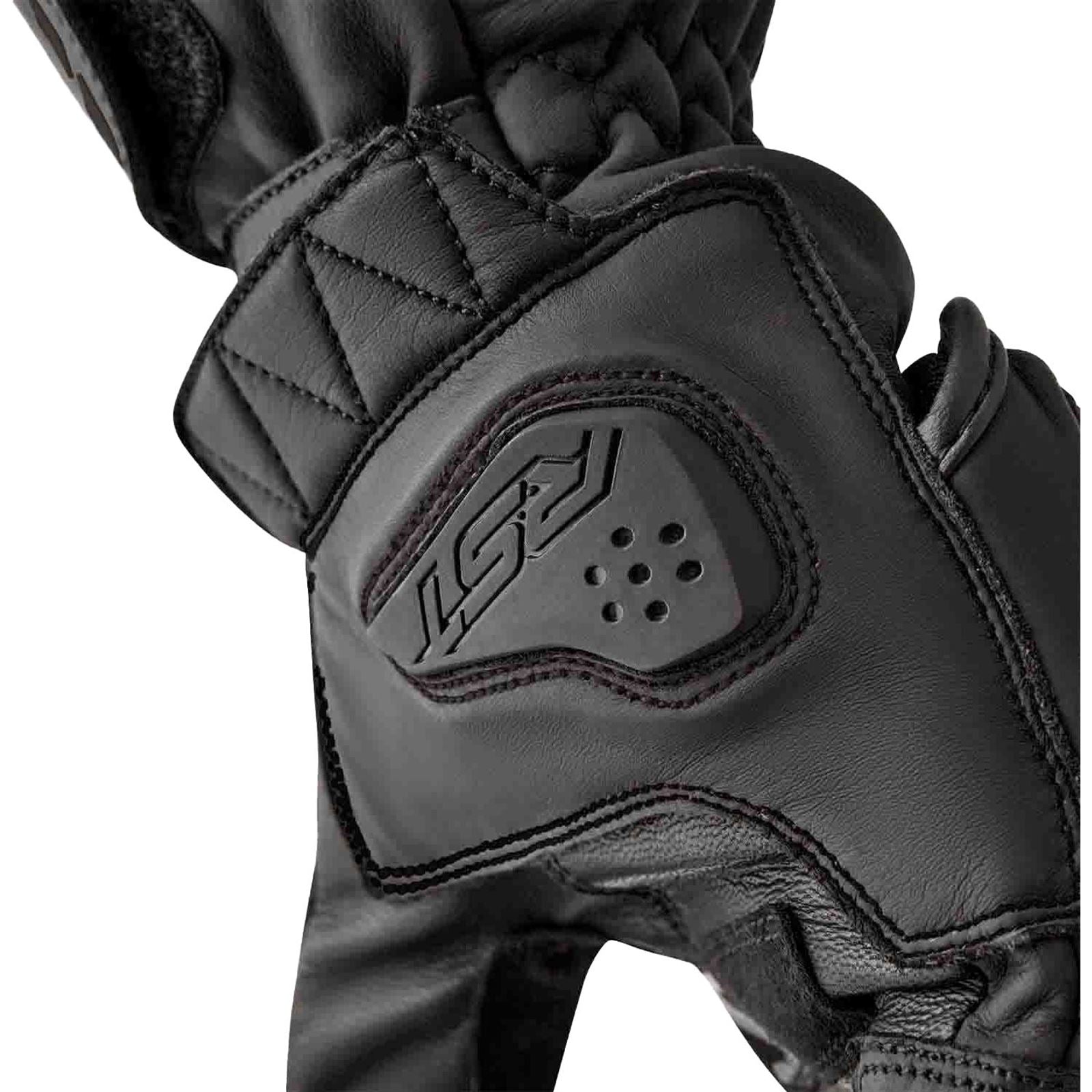 RST Moto S1 D3O Leather Gloves - Black_1839697