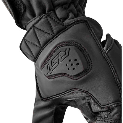 RST Moto S1 D3O Leather Gloves - Black_1839697