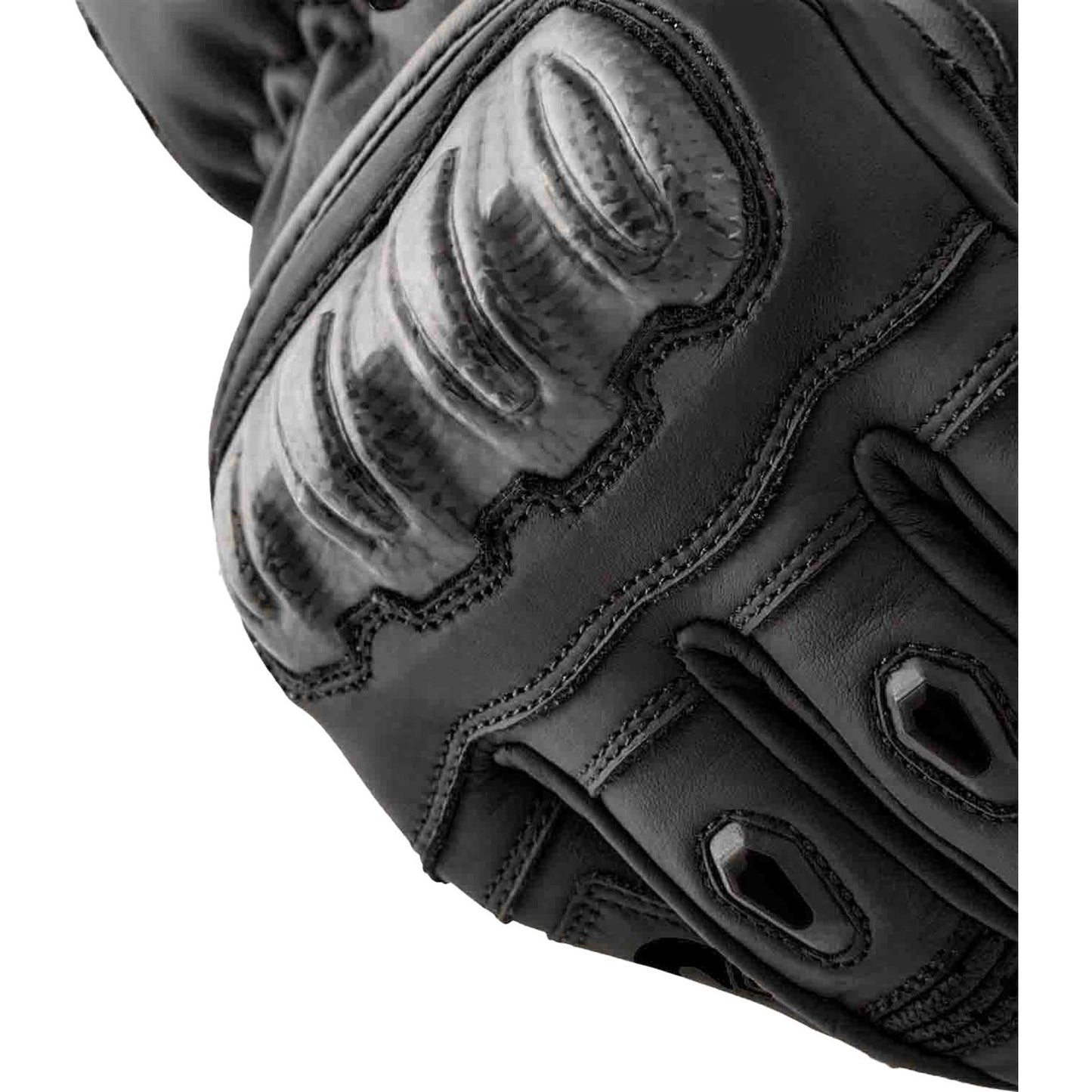 RST Moto S1 D3O Leather Gloves - Black_1837136