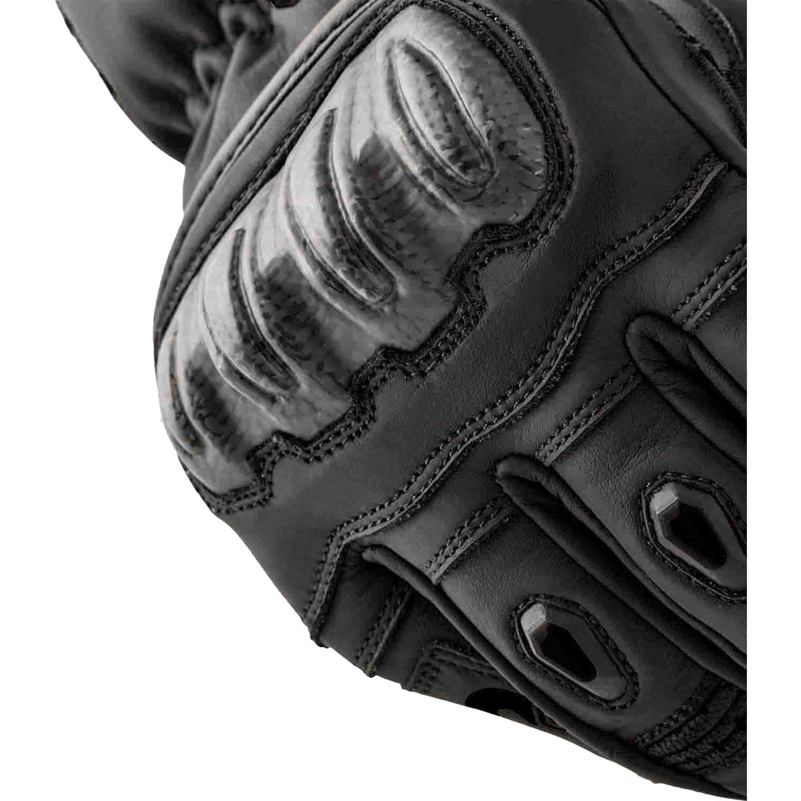 RST Moto S1 D3O Leather Gloves - Black_1837136