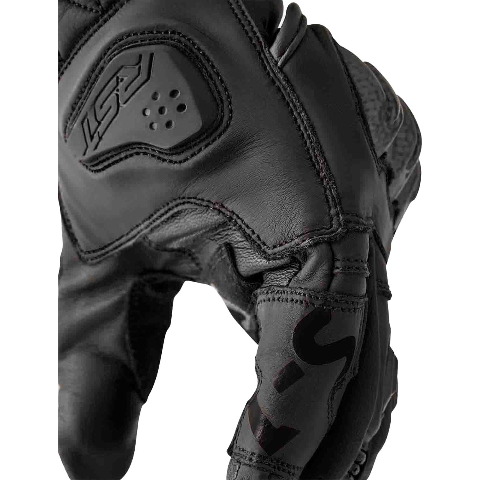 RST Moto S1 D3O Leather Gloves - Black_1837138