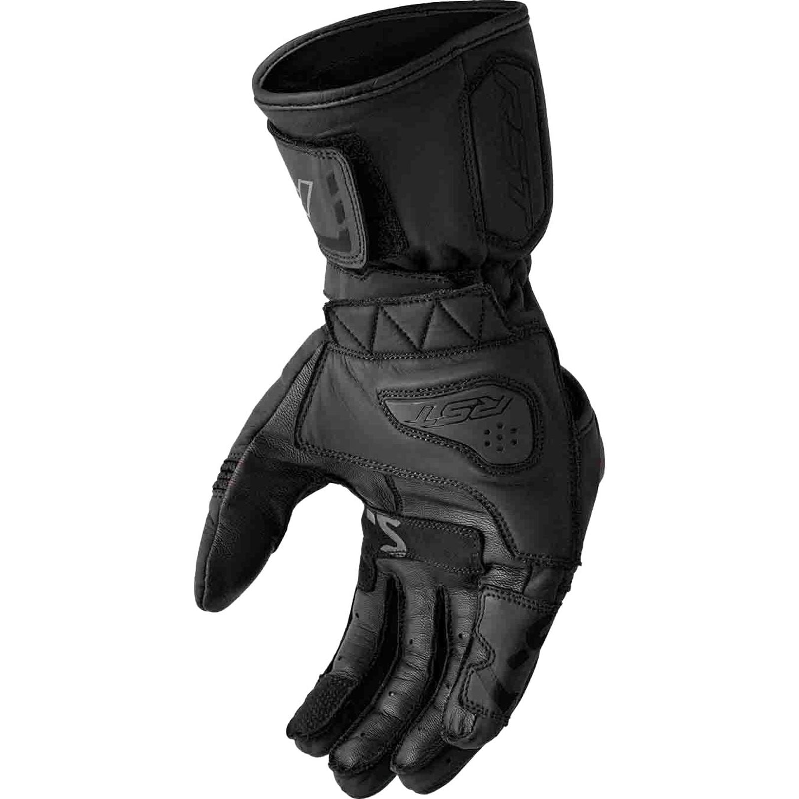 RST Moto S1 D3O Leather Gloves - Black_1838695