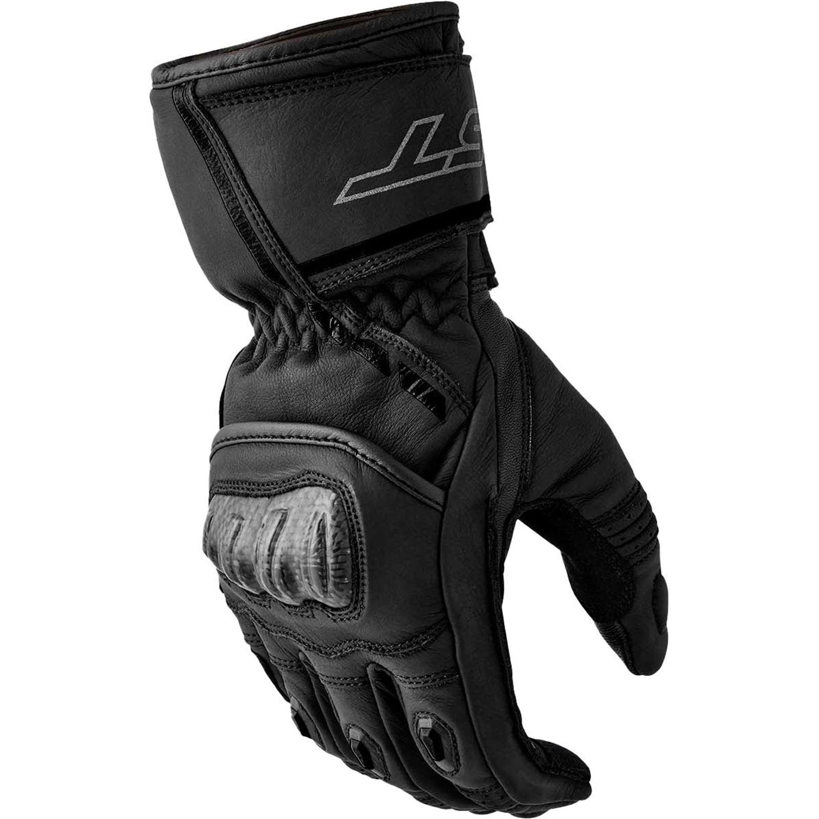 RST Moto S1 D3O Ladies Leather Gloves - Black_1839461