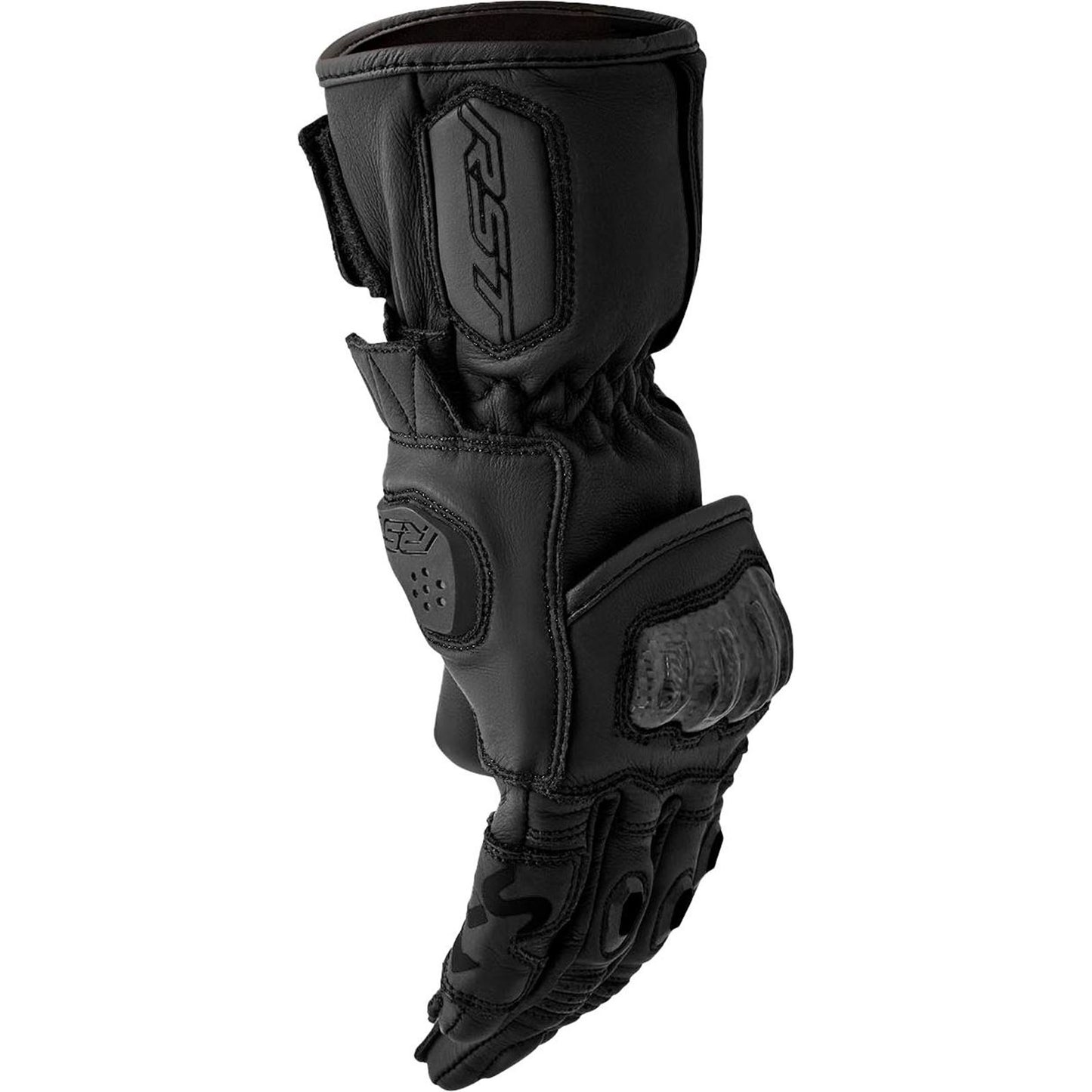 RST Moto S1 D3O Ladies Leather Gloves - Black_1837295