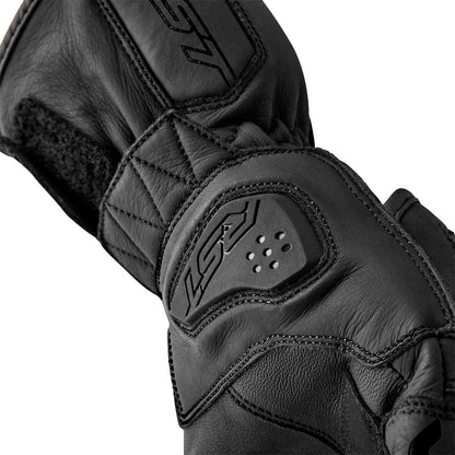 RST Moto S1 D3O Ladies Leather Gloves - Black_1838724