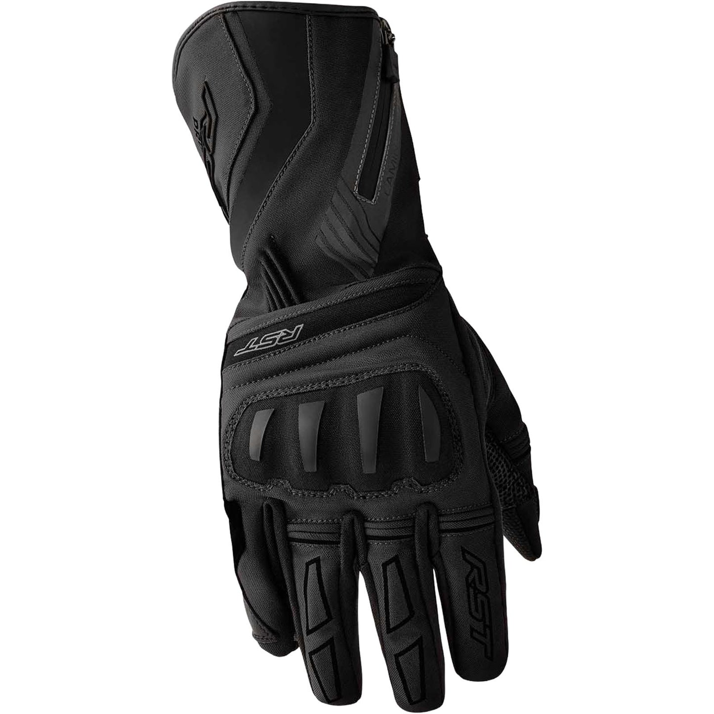 RST Moto Vega D3O Waterproof Textile Gloves - Black_1888864