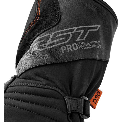 RST Moto Artic D3O Waterproof Textile Gloves - Black_1837233