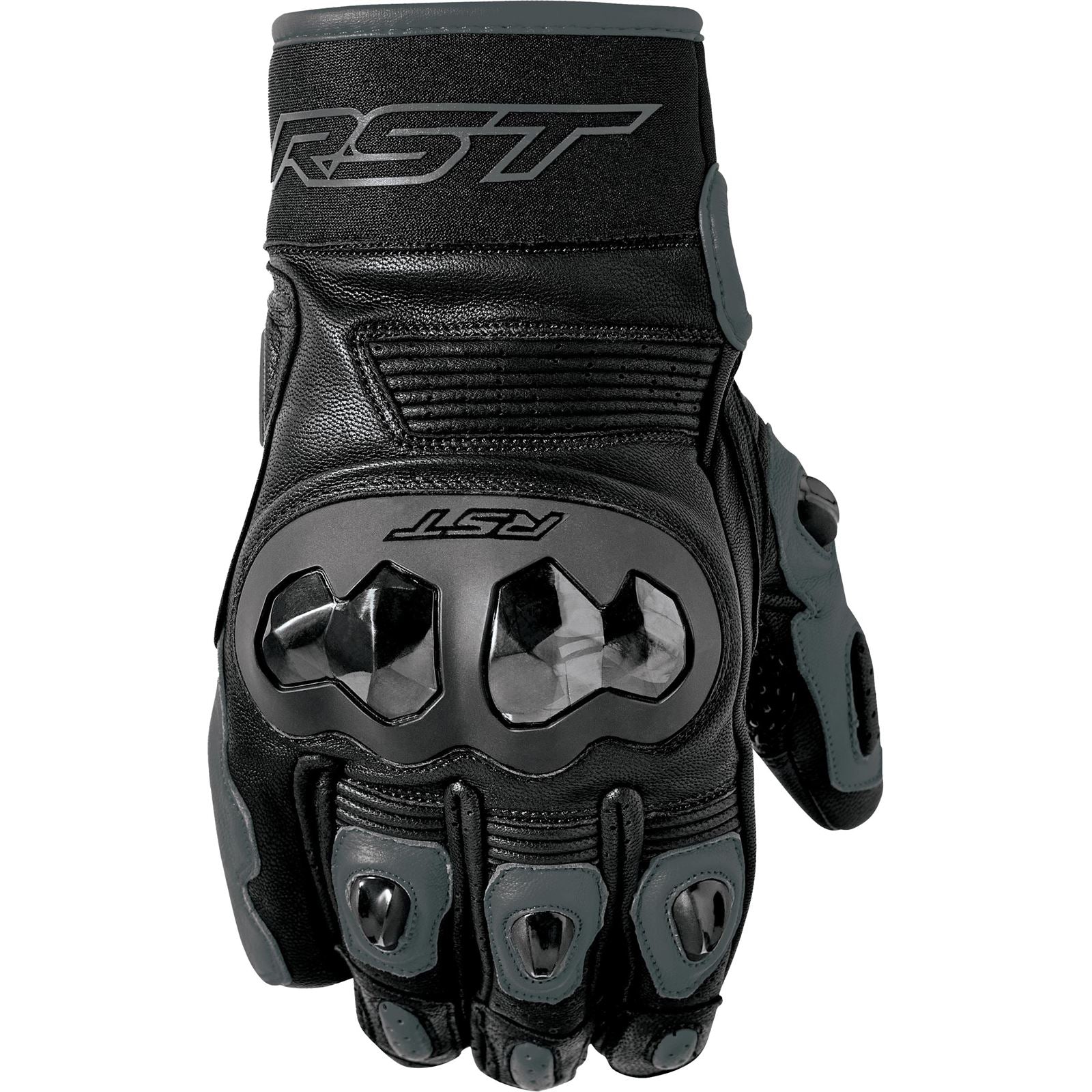 RST Moto Freestyle 3 D3O Leather Gloves - Black_1838908