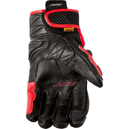RST Moto Freestyle 3 D3O Leather Gloves - Black/Red_1837225