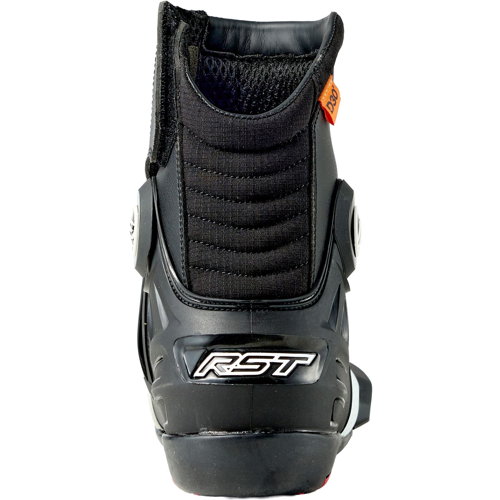 RST Moto Tractech EVO D3O Short Boots - Black/White_1888970