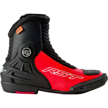 RST Moto Tractech EVO D3O Short Boots - Black/Fluo Red_1888800