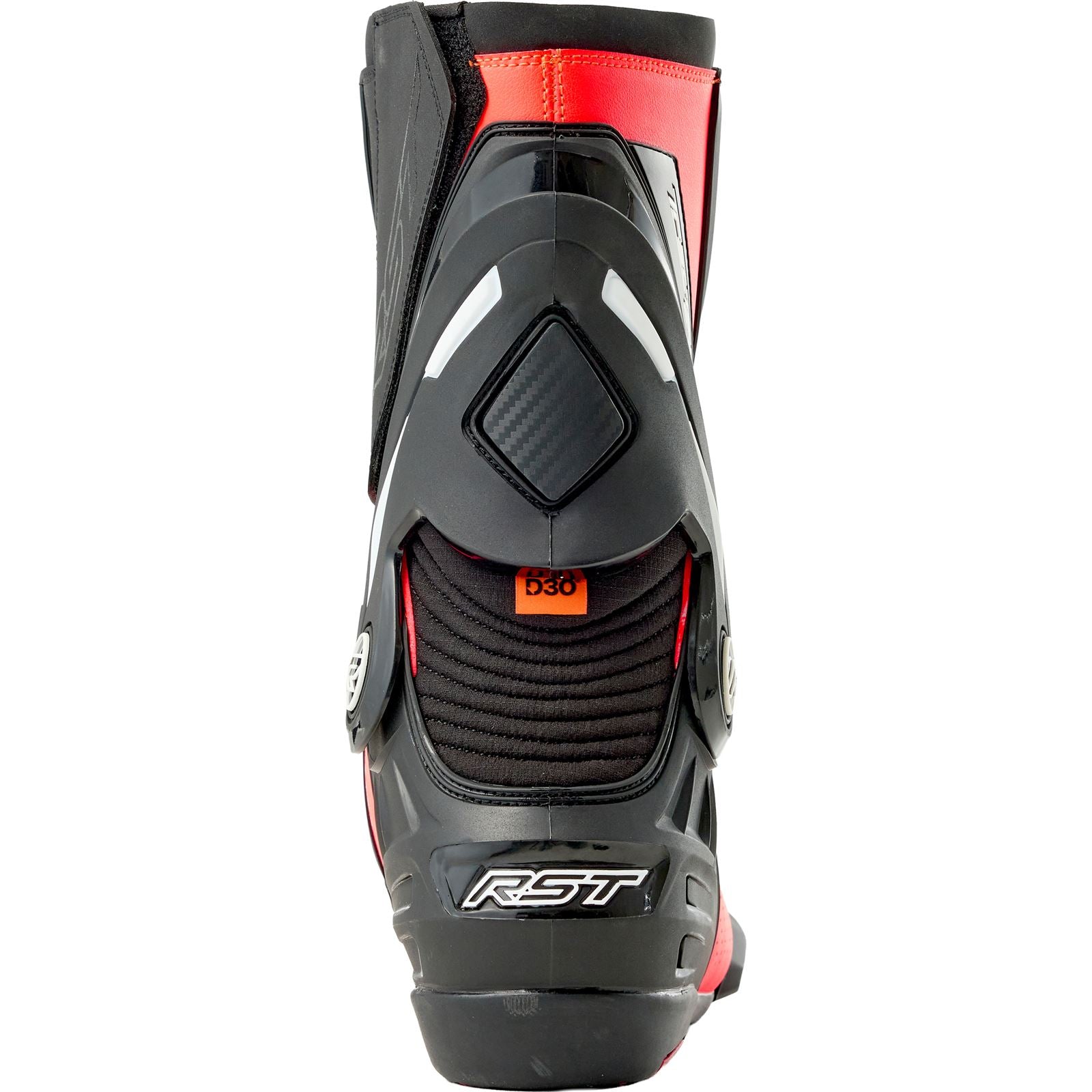 RST Moto Tractech EVO D3O Boots - Black/Fluo Red_1888907